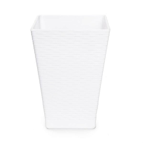 Vaso Quadrado Branco 13,8x13,8x20