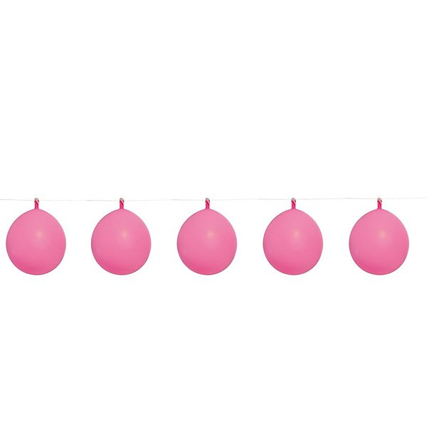 Varalzinho de Led Balões Rosa