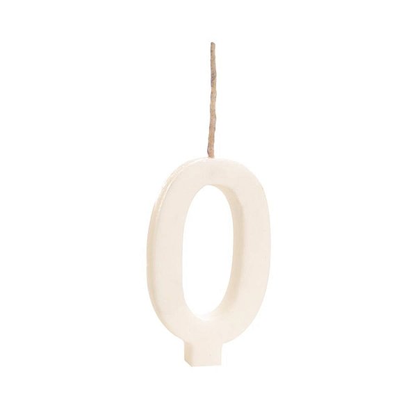 Cromus - Vela n° 0 Colorido Branco - 1 unidade