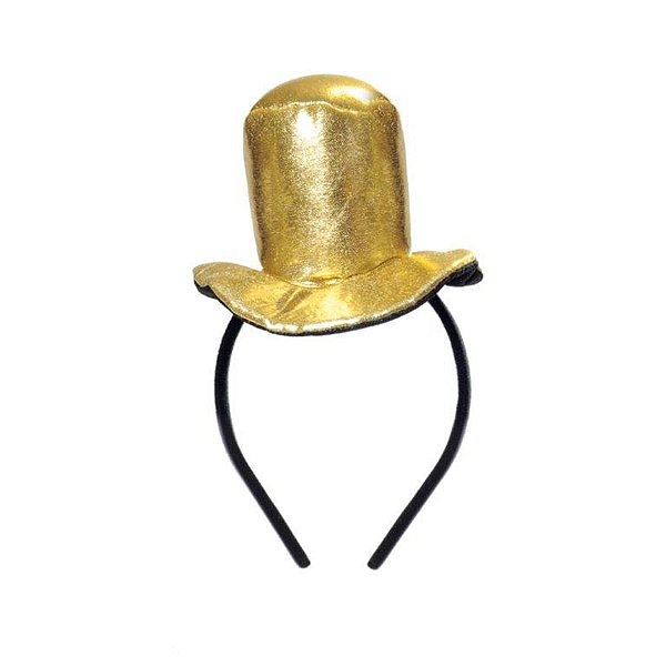 Acessório Tiara Cartola Ouro