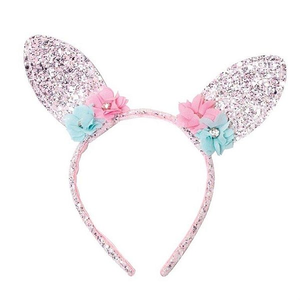 Acessório Tiara Orelhinhas Rosa