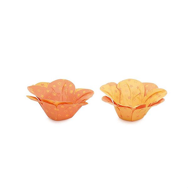 Forminhas para Doces Fiori Df Star Amarelo - 40 Un