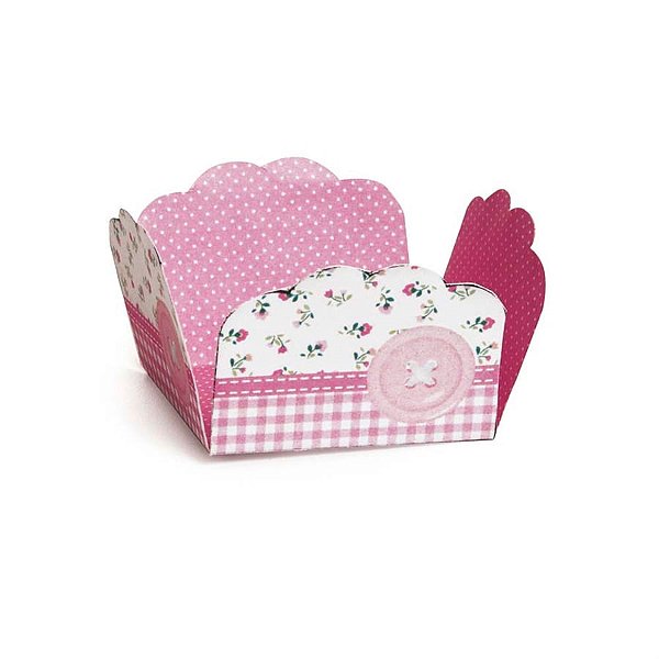 Forminhas para Doces Botão Rosa - 50 Un