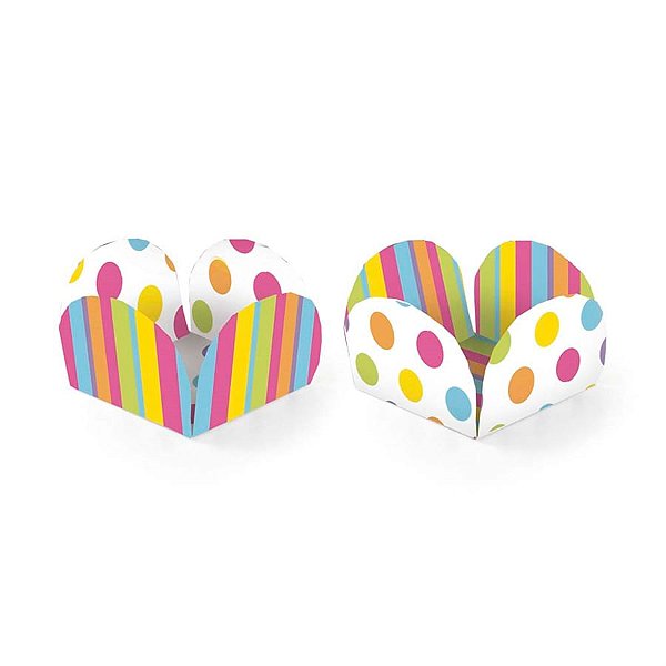 Forminhas para Doces Colorido - 50 Un