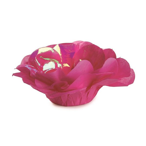 Forminhas para Doces Flores Nacarada Pink - 40 Un