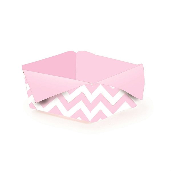 Forminhas para Doces Toalhinha Missoni Rosa - 24 Un