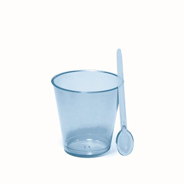 Copinho para Doces Redondo Azul Claro 30 ml - 8 Un