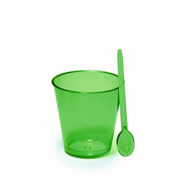 Copinho para Doces Redondo Verde 30 ml - 8 Un
