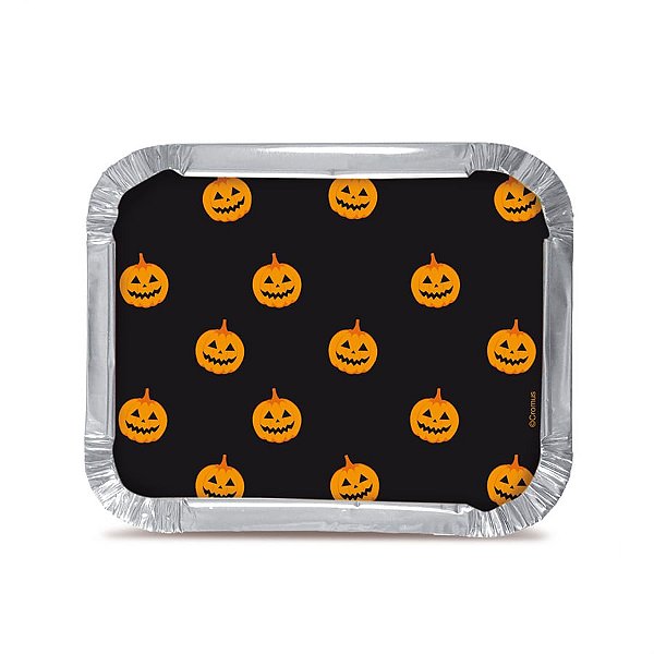 Halloween - Marmitinha Halloween Médio 8,5x6,5x2,5 - 12 Un