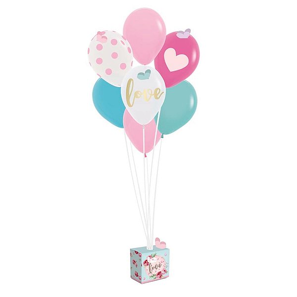 Festa Jardim Encantado - Kit Balões para Decoração de Painel Jd Encantado 2