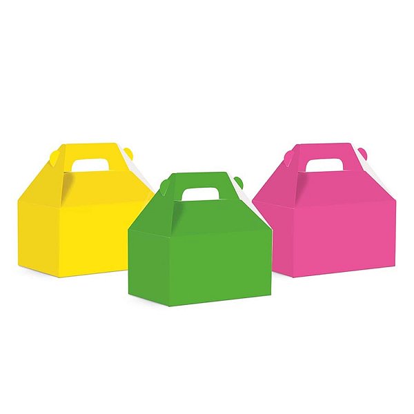 Neon - Caixa Maleta Kids Neon Sortido Médio 12x8x12 - 10 Un