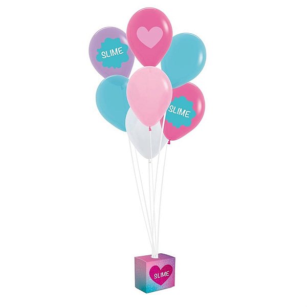 Festa Slime - Kit Balões para Decoração de Painel Slime