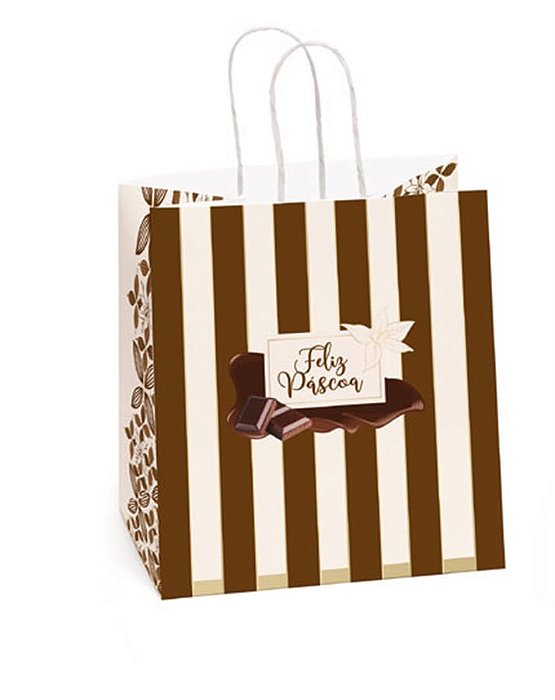 Sacola Papel para Um Meio Ovo Chocolate 350g