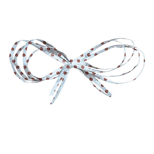 Fio Kraft Médio Poá Azul e Marrom 40mmx7,5m