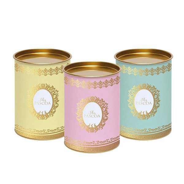 Lata para Ovo de Páscoa Royalle Sortido 13x13x18cm 350g - 1 Un