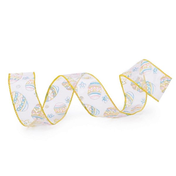 Fita Trend Decorativa Amarelo 63mm