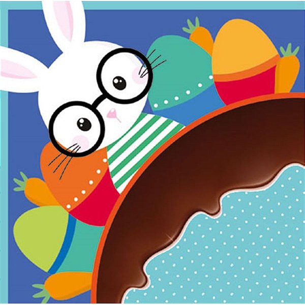 Express Play Azul 35X35 - 25 Un