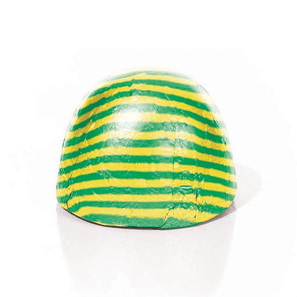 Folha Chumbo Listras Brasil 8x7,8cm Verde e Amarelo - 300 Un