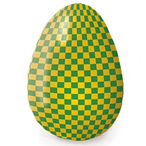 Folha Chumbo Xadrez Brasil Verde e Amarelo 8X7,8 - 300 Un