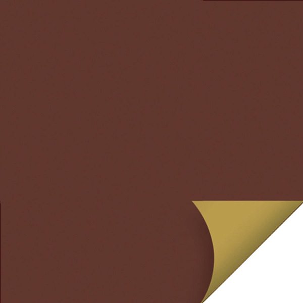 Folha Double Face Marrom Opacque e Ouro Brancoilho 69X89 - 25 Un