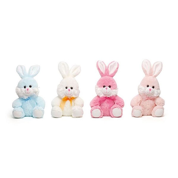 Coelhos de Pelúcia Laço Voal Sortidos (Kids) - 1 Un