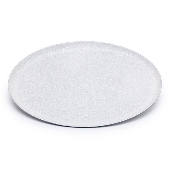 Bandeja Decorativa Redonda Branco 28,5X18X1,5