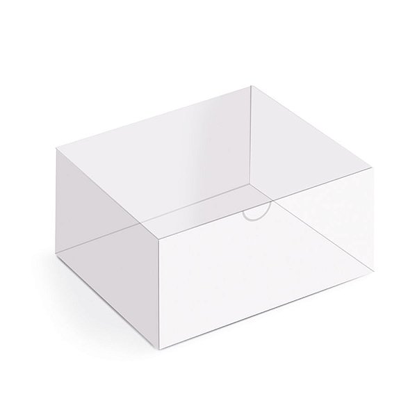 Caixa Bem Casado Transparente 5,5X5,5X3 Pt - 24 Un