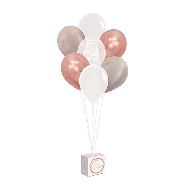 Kit Balões Para Decoração De Painel Oh Baby Girl