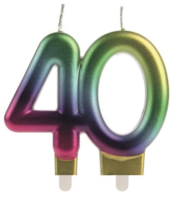 Vela 40 Anos Colorida