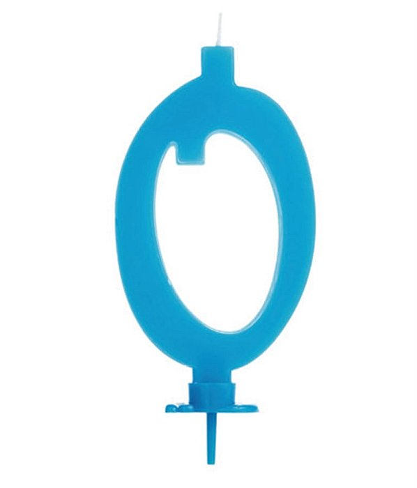 Vela Grande Azul Número 0