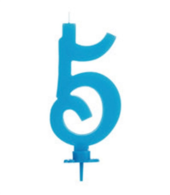 Vela Grande Azul Número 5