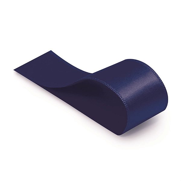 Fita Cetim Liso Azul Intenso 3,5mmx100m