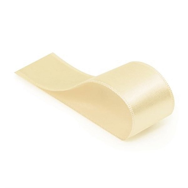 Fita Cetim Liso Pérola 10,5mmx10m