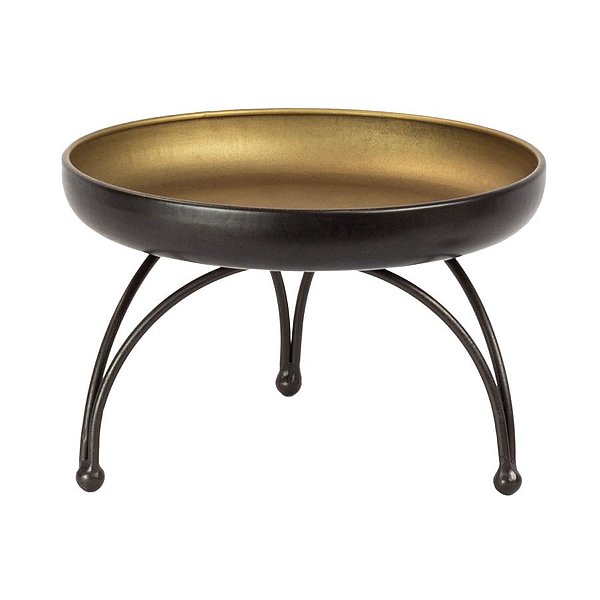 Bandeja de Metal com Pé - M 25x25x16