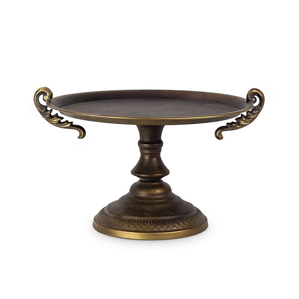 Bandeja de Metal com Pé 39x35x24