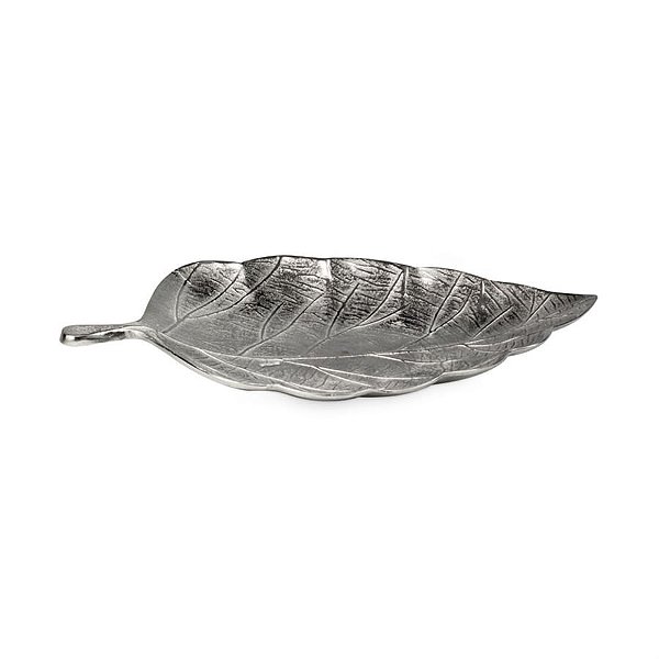 Bandeja Alumínio Folha Filodendro G 56x32x5