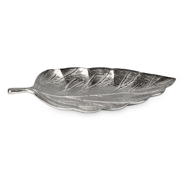 Bandeja Alumínio Folha Filodendro M 46x26x3