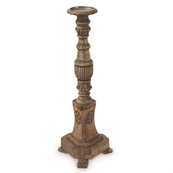 Castiçal Troféu Trabalhado 10x17x55