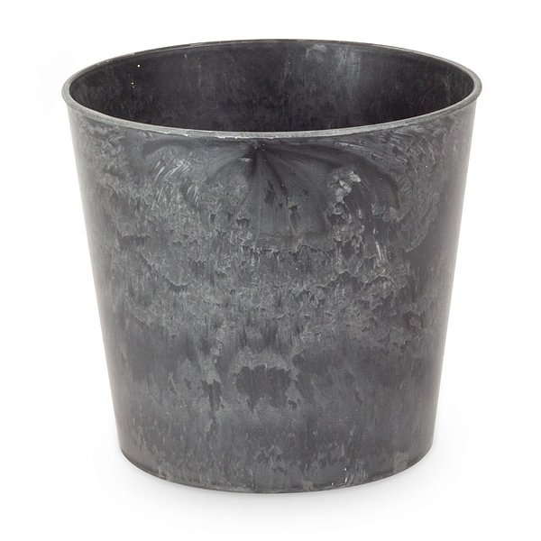 Cachepot Plástico Cinza 17x17x15