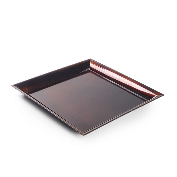 Base Plástica Quadrada Bronze - M 29x29x3
