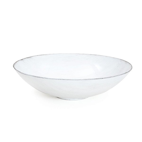 Base Plástica Redondo Alta Branco Preto - P