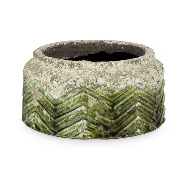 Vaso de Cerâmica com Misssoni M 22x22x12