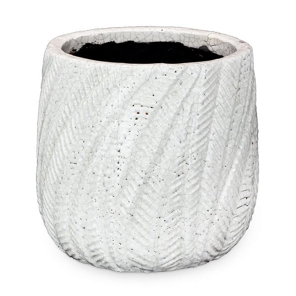 Vaso de Cerâmica com Ondas M 20x20x20