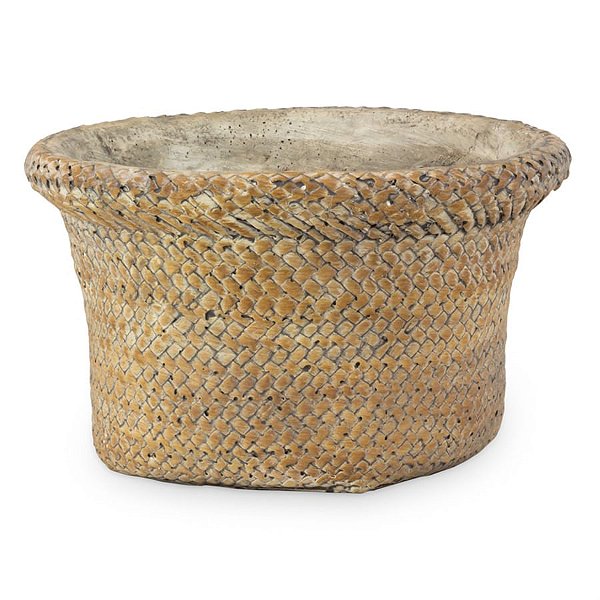 Vaso Terracota Palha M 20x20x12
