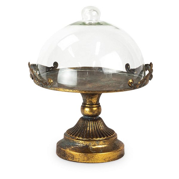 Cúpula de Vidro com Base de Metal M 22x21x27