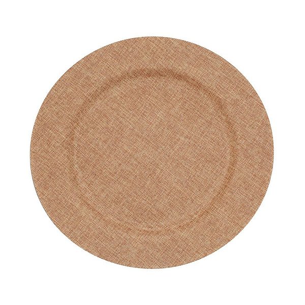Sousplat Liso Cor Creme - 1 Un