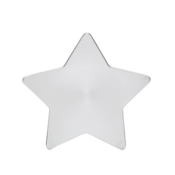 Prato de Natal Estrela Prata G - 1 Un