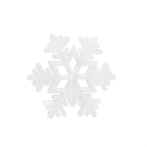 Floco de Neve Decorativo Branco P