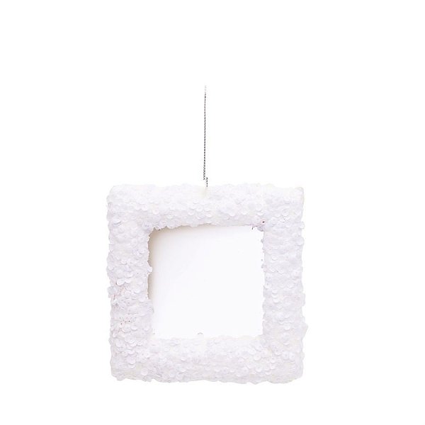 Enfeite para Pendurar Porta Retrato Branco - 1 Un