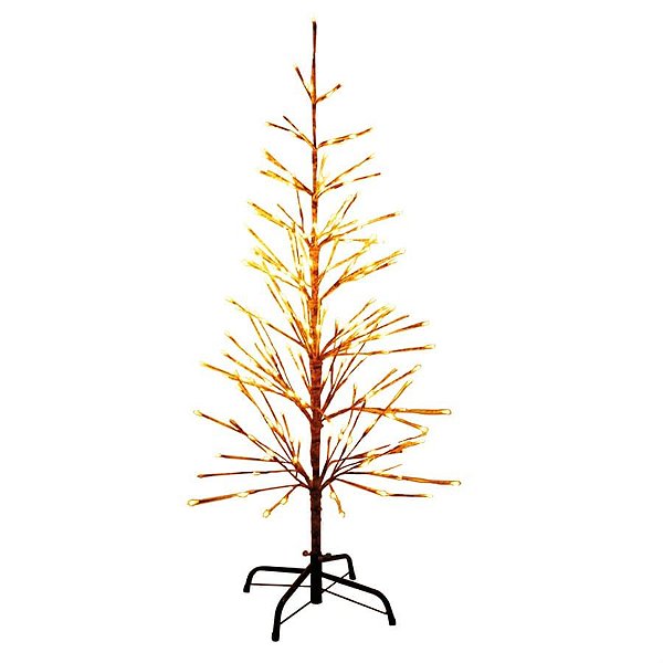 Árvore de Natal 360 Leds Clara / Marrom 165cm Bivolt